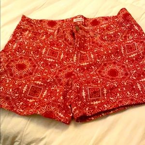 Bandana Print Shorts